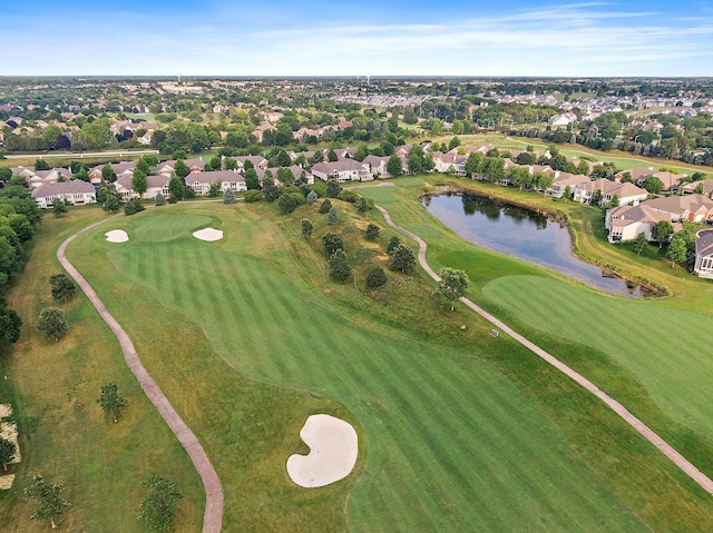 4100 Coyote Lakes Cir, Lake In The Hills, IL 60156 - aerial view of property's location with nearby suburban area, a large body of water, and a golf course