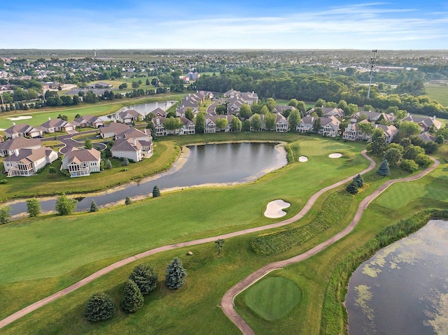 4100 Coyote Lakes Cir, Lake In The Hills, IL 60156 - aerial view of property and surrounding area featuring nearby suburban area and a large body of water
