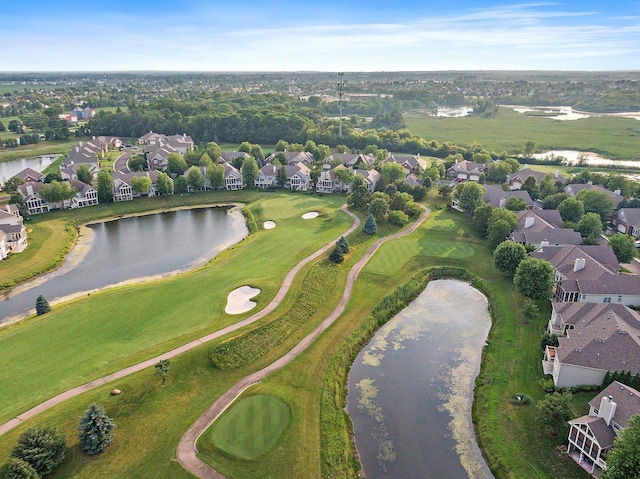 4100 Coyote Lakes Cir, Lake In The Hills, IL 60156 - aerial overview of property's location with a nearby body of water, nearby suburban area, and a golf club