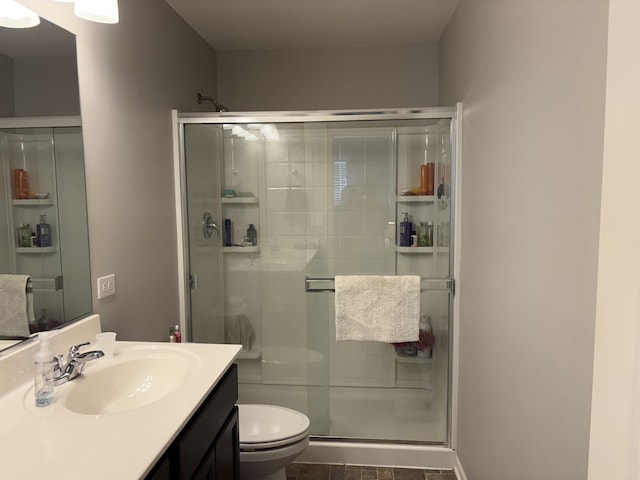 582 Spring Leaf Dr, Joliet, IL 60431 - full bathroom with vanity and a shower stall