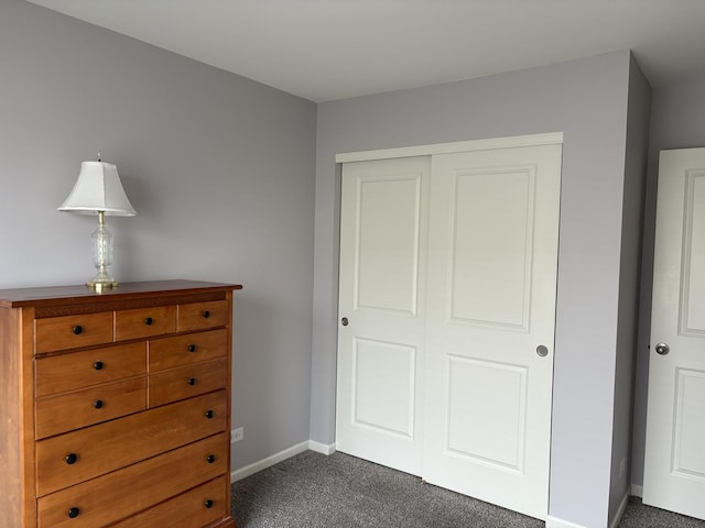 582 Spring Leaf Dr, Joliet, IL 60431 - bedroom featuring dark carpet and a closet