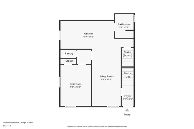10188 S Winston Ave, Chicago, IL 60643 - view of floor plan / room layout