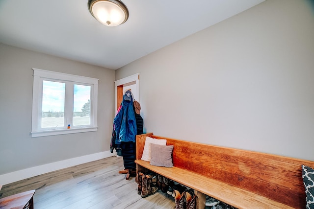 1533 E 1400 N Rd, Crescent City, IL 60928 - mudroom featuring wood finished floors and baseboards
