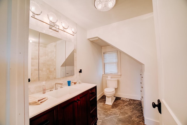 1533 E 1400 N Rd, Crescent City, IL 60928 - full bathroom featuring vanity and marble finish flooring