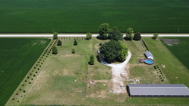 1533 E 1400 N Rd, Crescent City, IL 60928 - aerial view of property's location featuring rural landscape