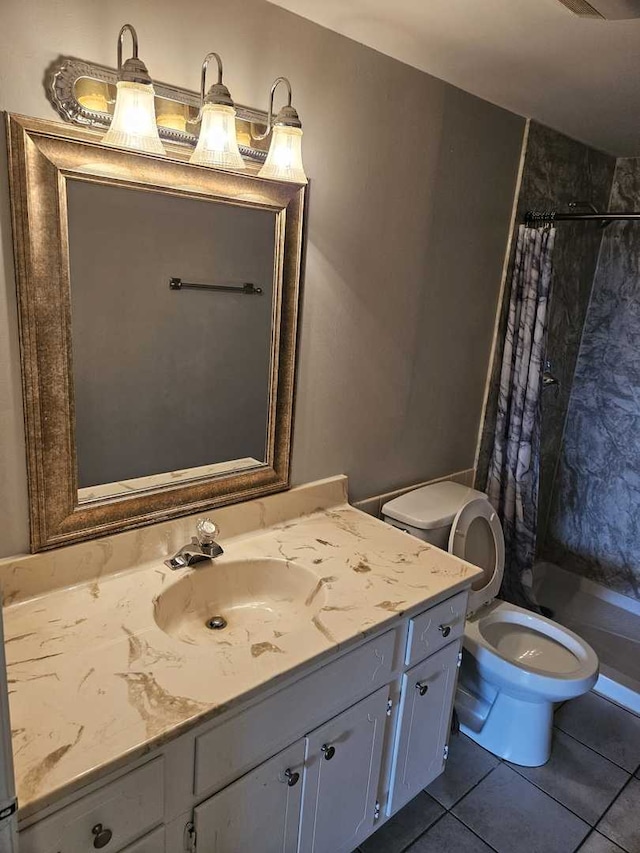 1100 E Randville Dr Unit 304, Palatine, IL 60074 - full bath featuring vanity, tile patterned floors, and a tile shower