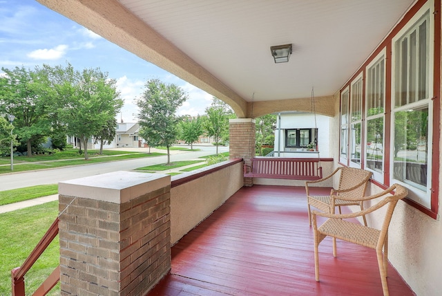 296 N Addison Ave, Elmhurst, IL 60126 - view of wooden porch