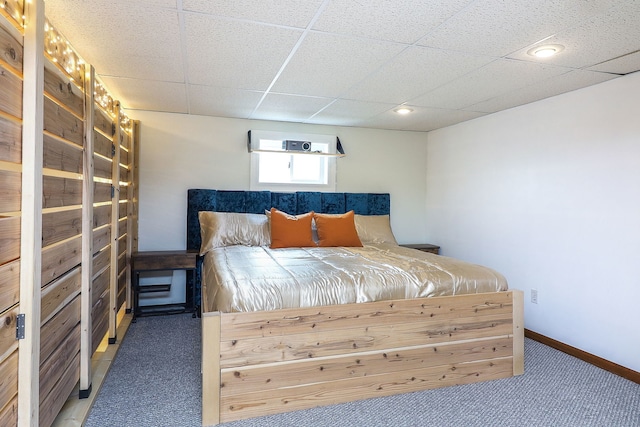 296 N Addison Ave, Elmhurst, IL 60126 - carpeted bedroom featuring baseboards and a paneled ceiling