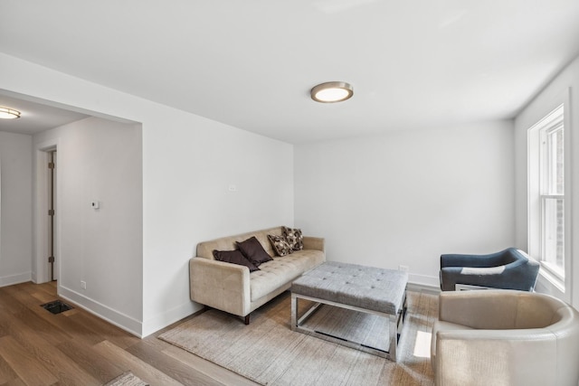 3529 S 54th Ave, Cicero, IL 60804 - living area featuring wood finished floors and baseboards