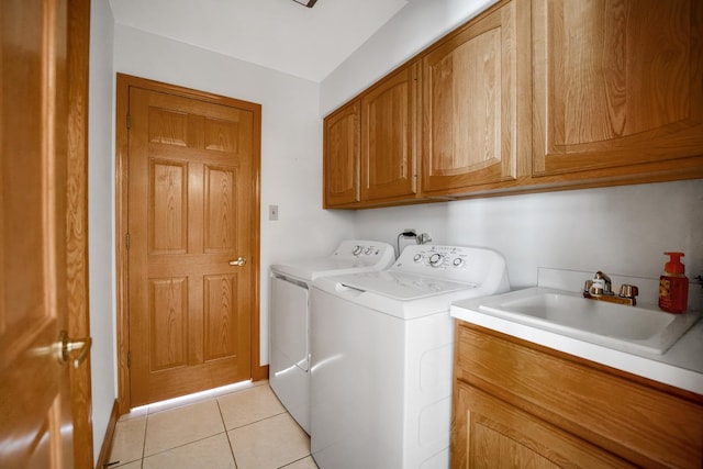 1 Moorings Dr, Palos Heights, IL 60463 - washroom featuring cabinet space, independent washer and dryer, and light tile patterned flooring