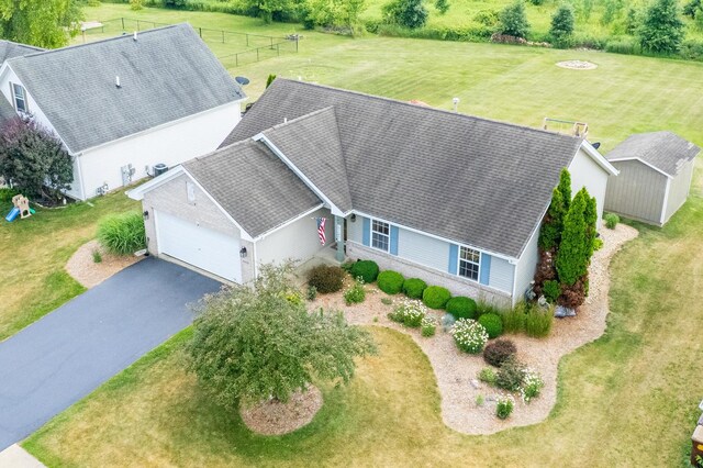 2030 Southfield Ln, Byron, IL 61010 - view from above of property
