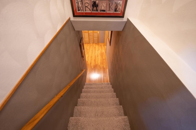 2030 Southfield Ln, Byron, IL 61010 - stairway with wood finished floors