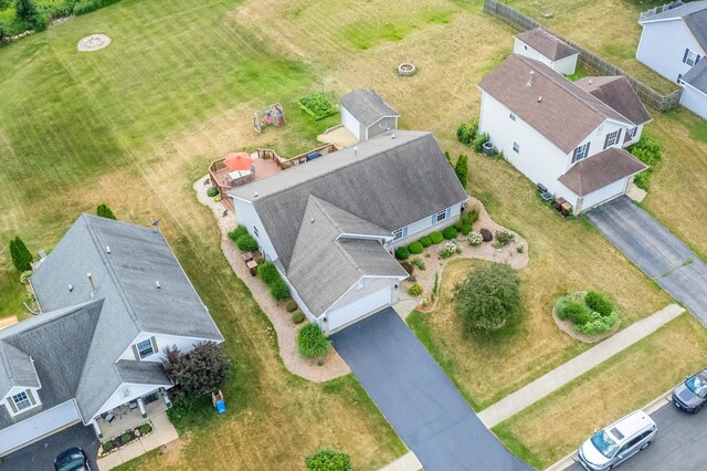 2030 Southfield Ln, Byron, IL 61010 - aerial view of residential area