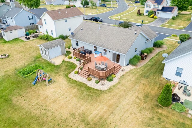 2030 Southfield Ln, Byron, IL 61010 - aerial perspective of suburban area