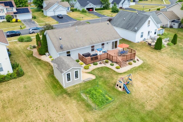 2030 Southfield Ln, Byron, IL 61010 - aerial perspective of suburban area