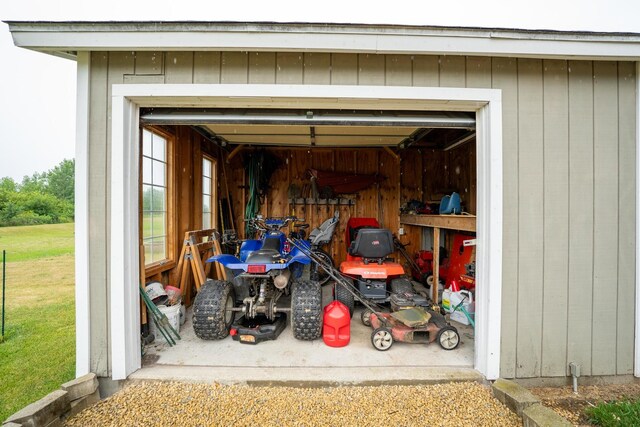 2030 Southfield Ln, Byron, IL 61010 - view of garage