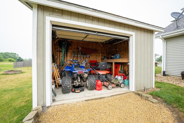 2030 Southfield Ln, Byron, IL 61010 - view of garage