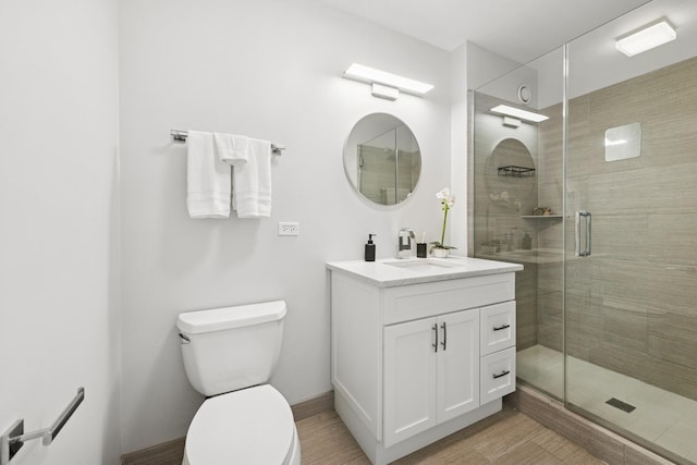 330 W Grand Ave Unit 1307, Chicago, IL 60654 - bathroom featuring vanity and a stall shower