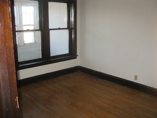 2244 W Augusta Blvd, Chicago, IL 60622 - empty room with wood finished floors and baseboards