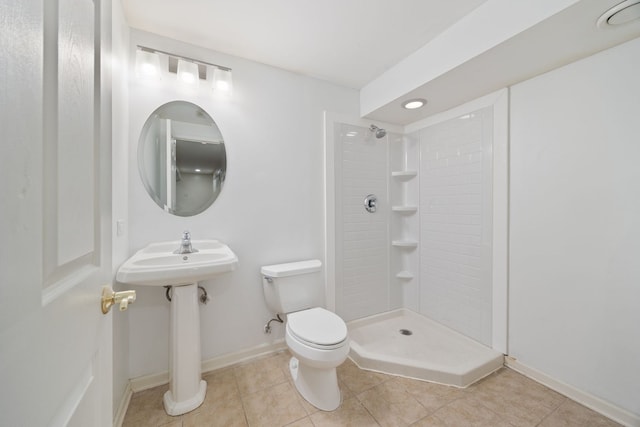1616 Sutton Pl, Bolingbrook, IL 60490 - bathroom with tiled shower and tile patterned floors