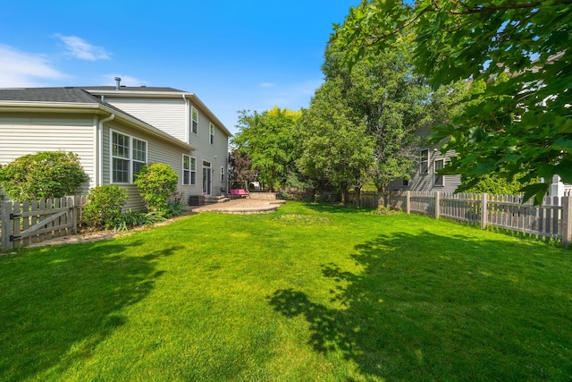 1616 Sutton Pl, Bolingbrook, IL 60490 - fenced backyard with a patio area