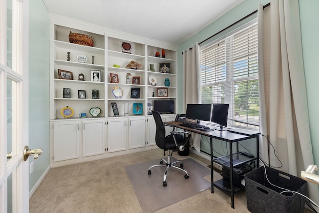 1616 Sutton Pl, Bolingbrook, IL 60490 - home office with light colored carpet
