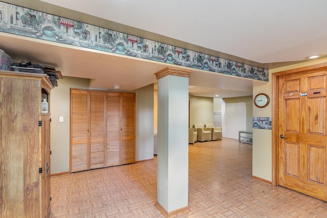 9049 Barberry Ln, Hickory Hills, IL 60457 - entryway with baseboards and recessed lighting