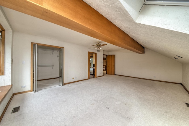 8170 Lake Ridge Dr, Burr Ridge, IL 60527 - bonus room with carpet flooring, ceiling fan, and lofted ceiling