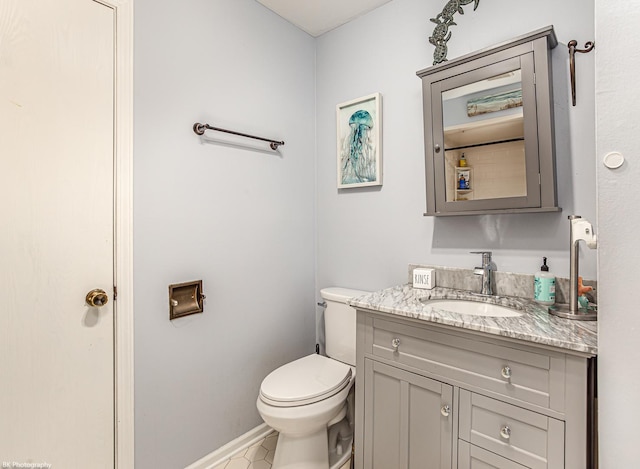 6414 180th St, Tinley Park, IL 60477 - bathroom with vanity and toilet