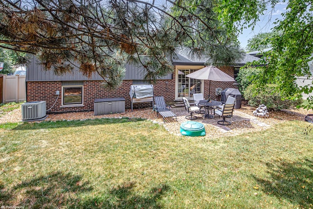 6414 180th St, Tinley Park, IL 60477 - rear view of house with brick siding, a patio area, and roof with shingles