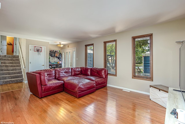 6414 180th St, Tinley Park, IL 60477 - living area with light wood-type flooring and stairway