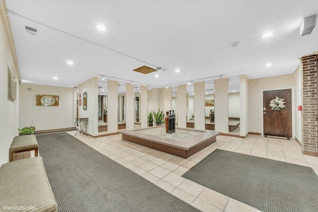 4838 Howard St Unit 301, Skokie, IL 60077 - community lobby featuring recessed lighting