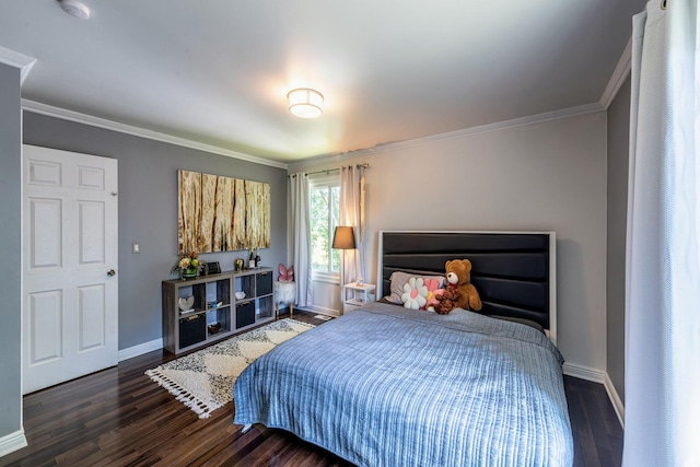 484 Valleyview Dr, Bartlett, IL 60103 - bedroom featuring wood finished floors and crown molding