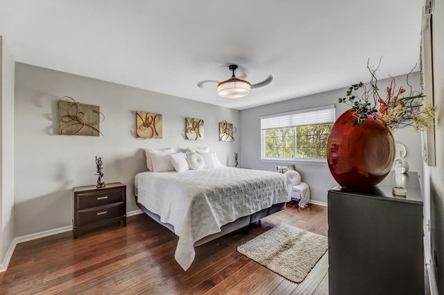 18422 Century Ct, Tinley Park, IL 60477 - bedroom featuring wood finished floors and ceiling fan