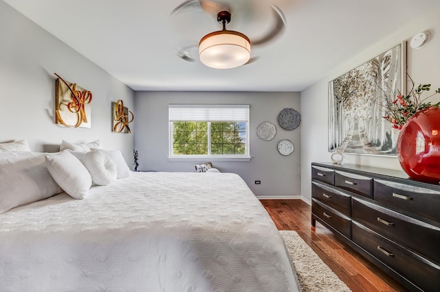 18422 Century Ct, Tinley Park, IL 60477 - bedroom with dark wood finished floors and baseboards