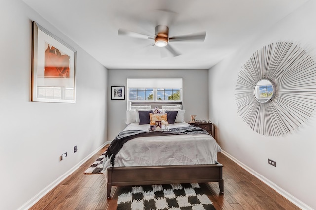 18422 Century Ct, Tinley Park, IL 60477 - bedroom featuring wood finished floors and a ceiling fan