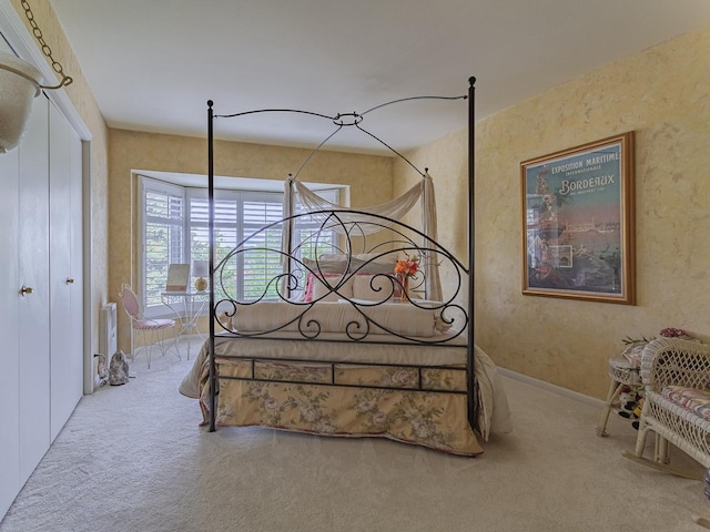 2300 Windsor Mall Unit 2G, Park Ridge, IL 60068 - bedroom with carpet flooring