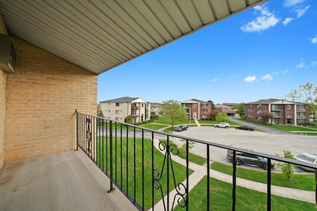 9960 Franchesca Ct Unit 3A, Orland Park, IL 60462 - balcony featuring a residential view