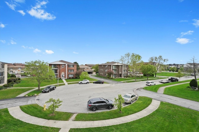 9960 Franchesca Ct Unit 3A, Orland Park, IL 60462 - view of asphalt road featuring sidewalks, a residential view, and curbs