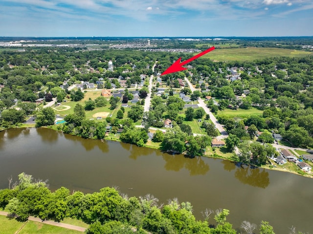 511 Crystal Ave, South Elgin, IL 60177 - aerial view of a nearby body of water