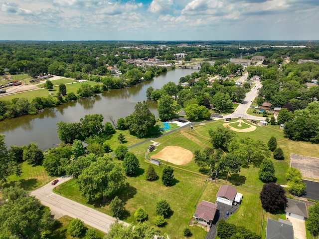 511 Crystal Ave, South Elgin, IL 60177 - bird's eye view of a large body of water