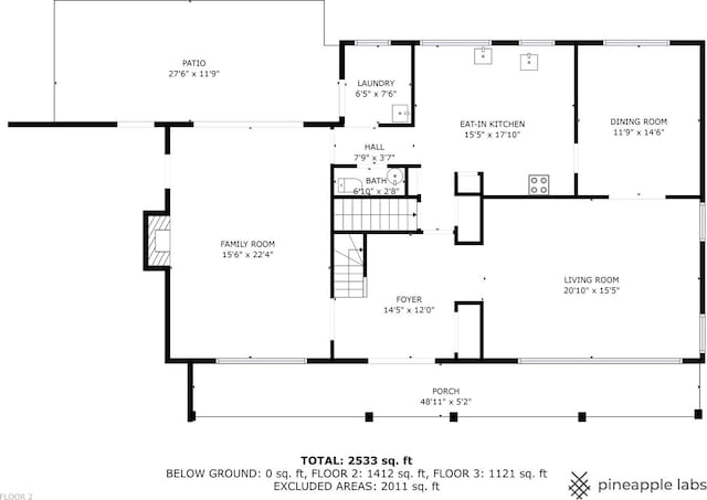 3930 Bordeaux Ct, Northbrook, IL 60062 - view of floor plan / room layout