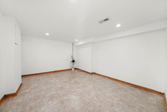 3545 W 62nd Pl, Chicago, IL 60629 - spare room featuring recessed lighting and light floors