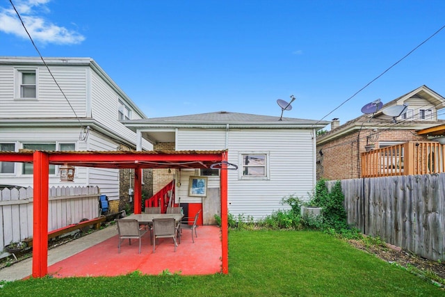 3545 W 62nd Pl, Chicago, IL 60629 - fenced backyard featuring a patio