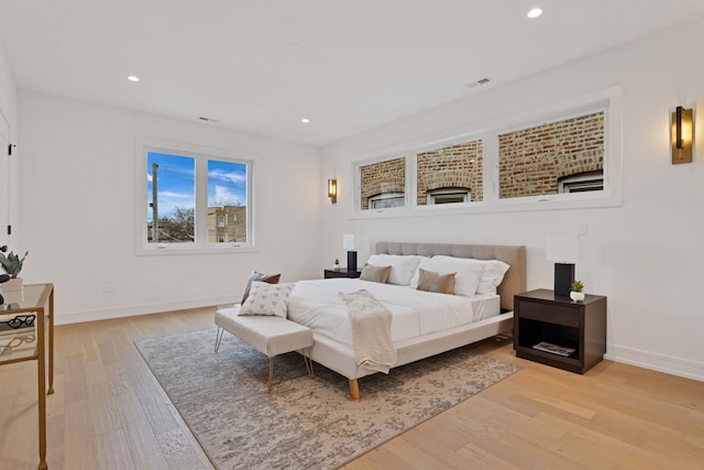 4932 S Martin Luther King Dr, Chicago, IL 60653 - bedroom featuring light wood-style floors and recessed lighting