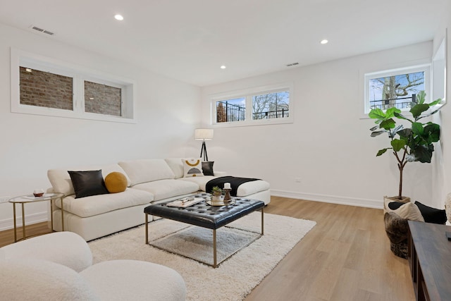 4932 S Martin Luther King Dr, Chicago, IL 60653 - living room featuring light wood-style flooring and recessed lighting