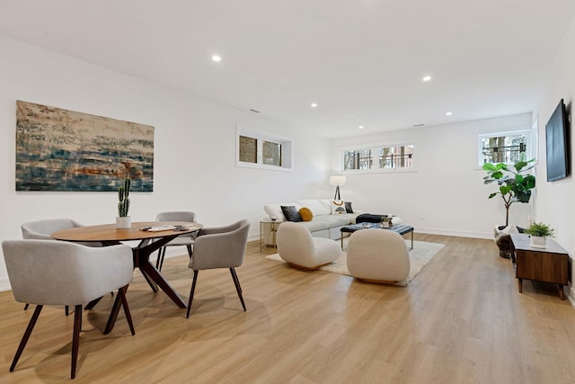 4932 S Martin Luther King Dr, Chicago, IL 60653 - living room featuring light wood-style flooring and recessed lighting