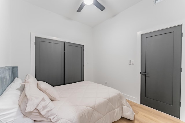 4210 W 5th Ave, Chicago, IL 60624 - bedroom featuring wood finished floors and a ceiling fan