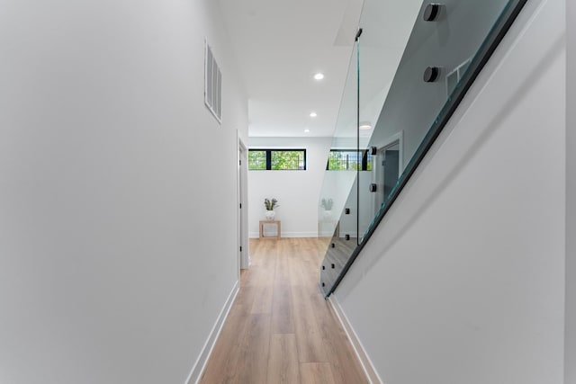 4210 W 5th Ave, Chicago, IL 60624 - corridor with light wood-style flooring and recessed lighting