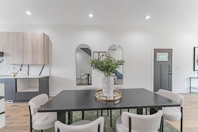 4210 W 5th Ave, Chicago, IL 60624 - dining room with light wood-style floors and recessed lighting